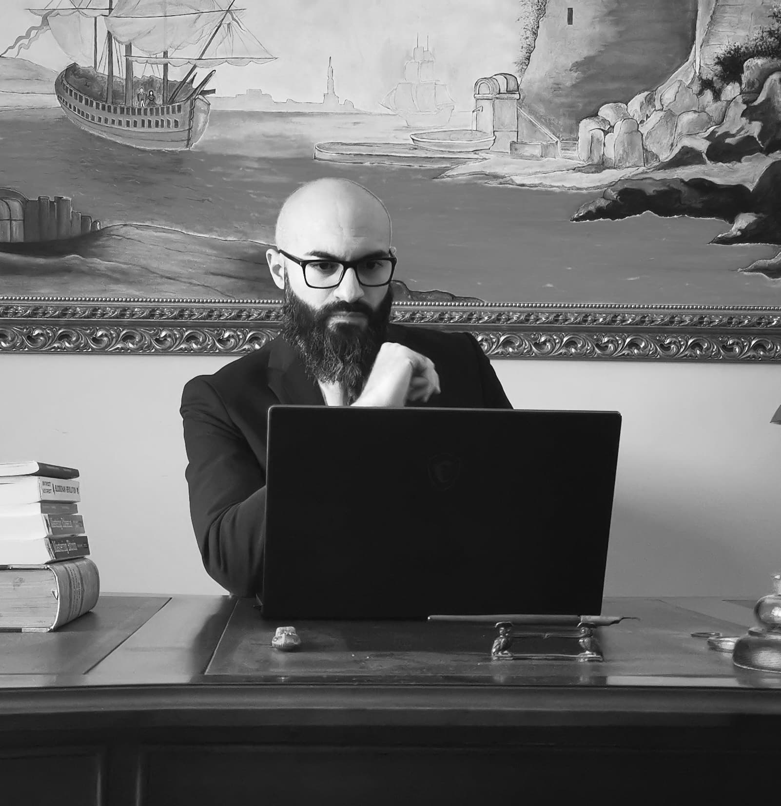 Giulio Caldarelli at work